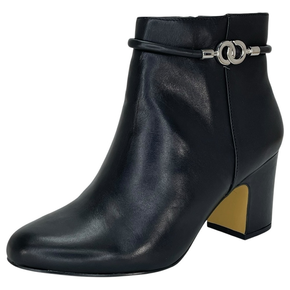 Bella Vita Diaz Black Leather Womens Ankle Boots Size 8.5M - Picture 3 of 12